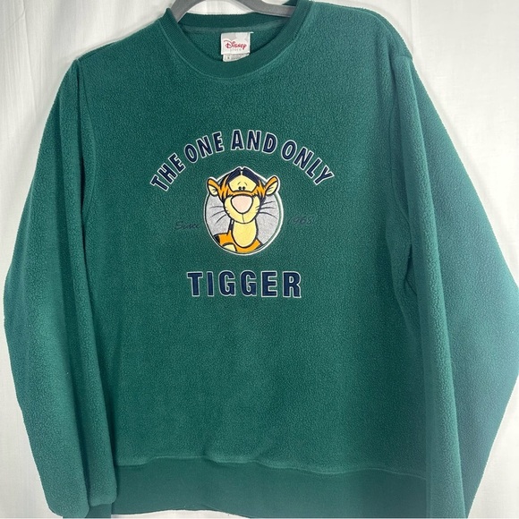 Disney store merchandise Tigger fleece sweatshirt vintage 90’s Winnie the Pooh - Picture 9 of 12